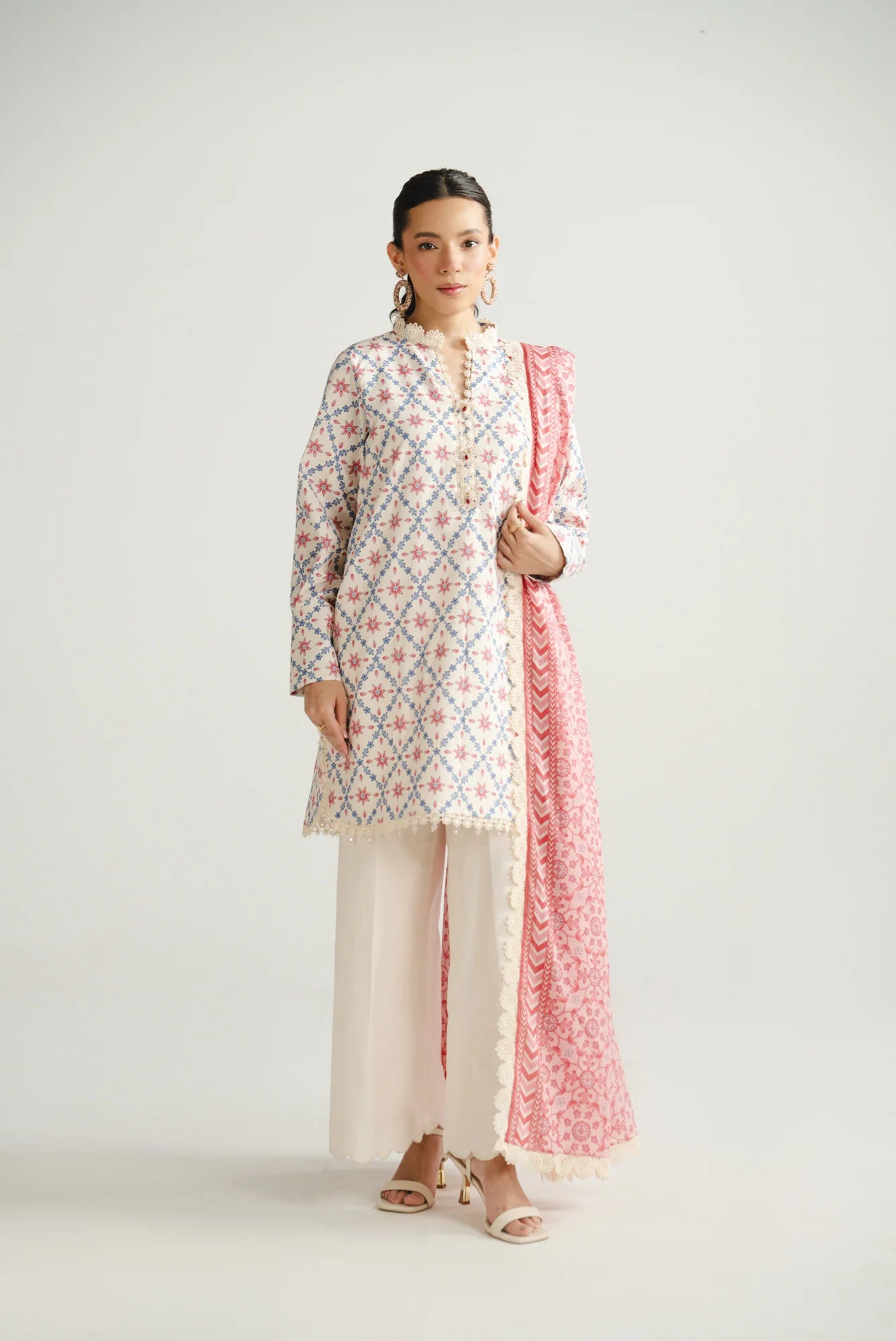3 Piece Printed Lawn Suit