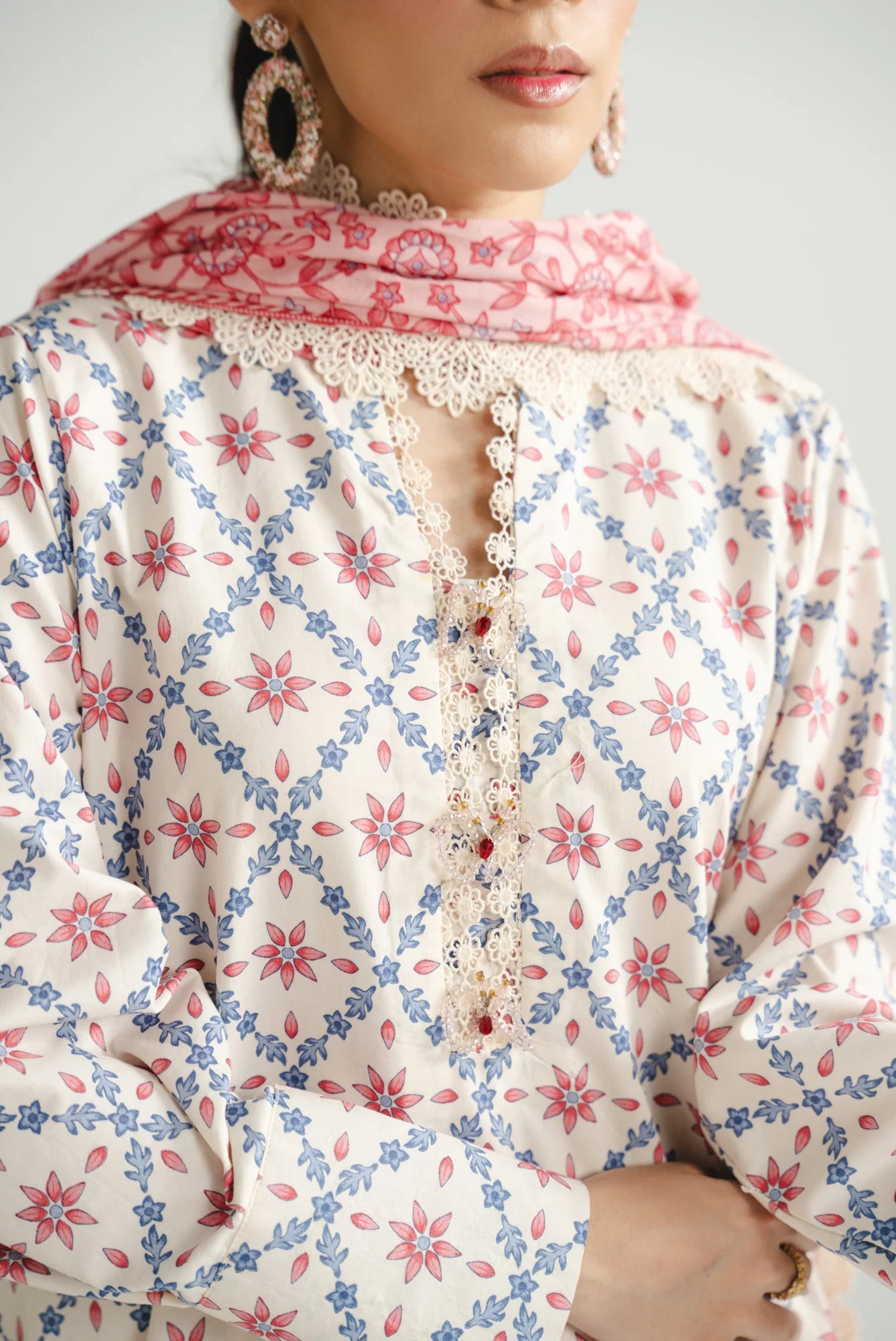3 Piece Printed Lawn Suit