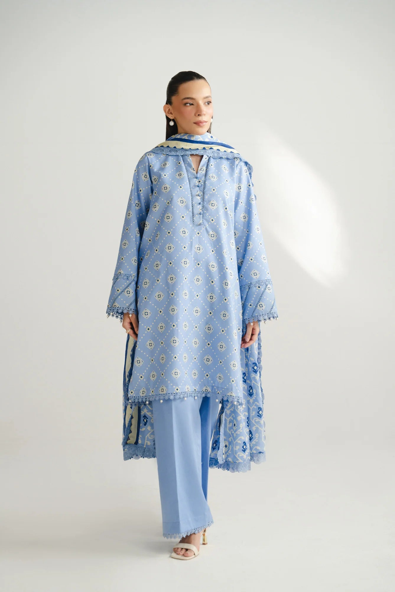 3 Piece Printed Lawn Suit