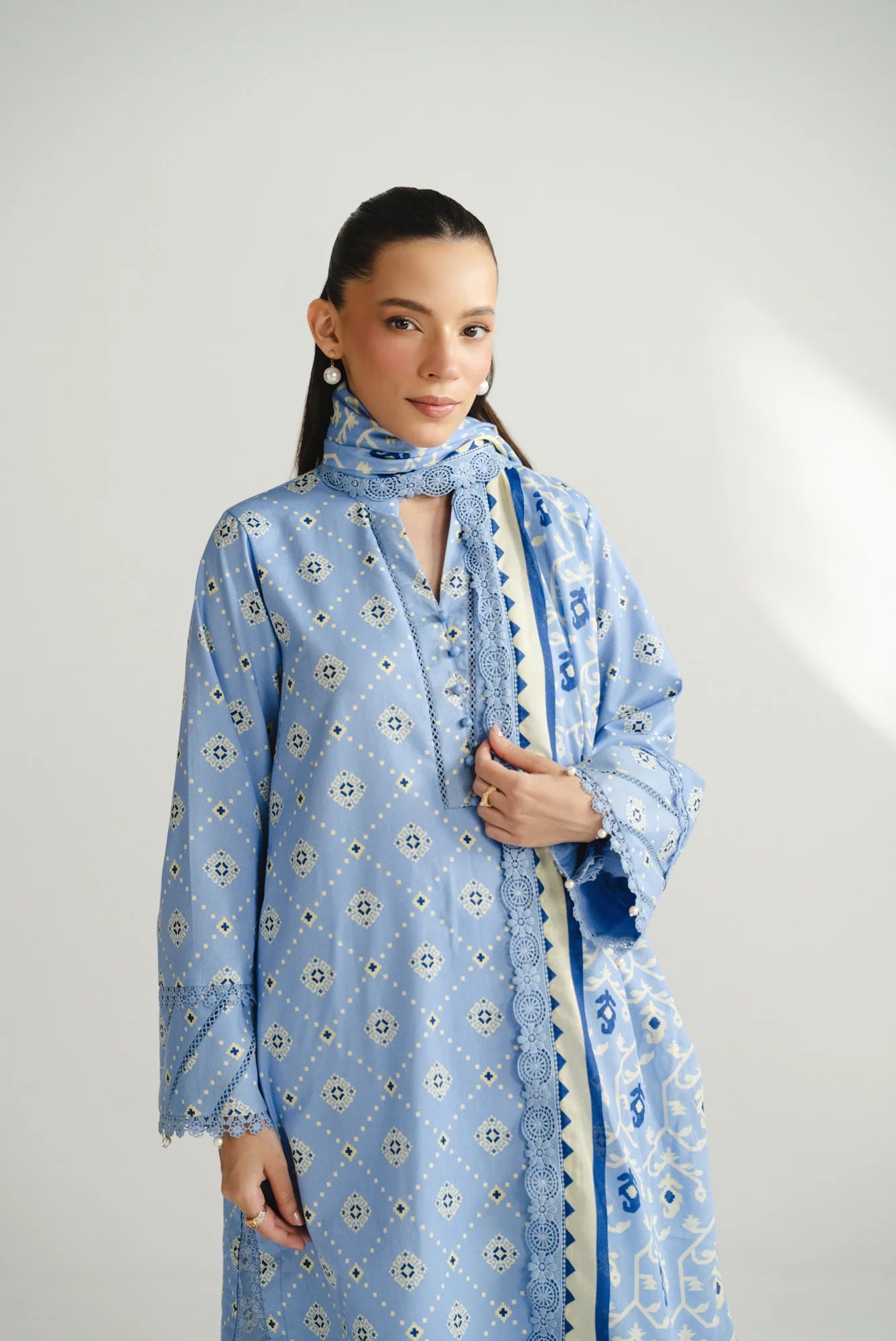 3 Piece Printed Lawn Suit