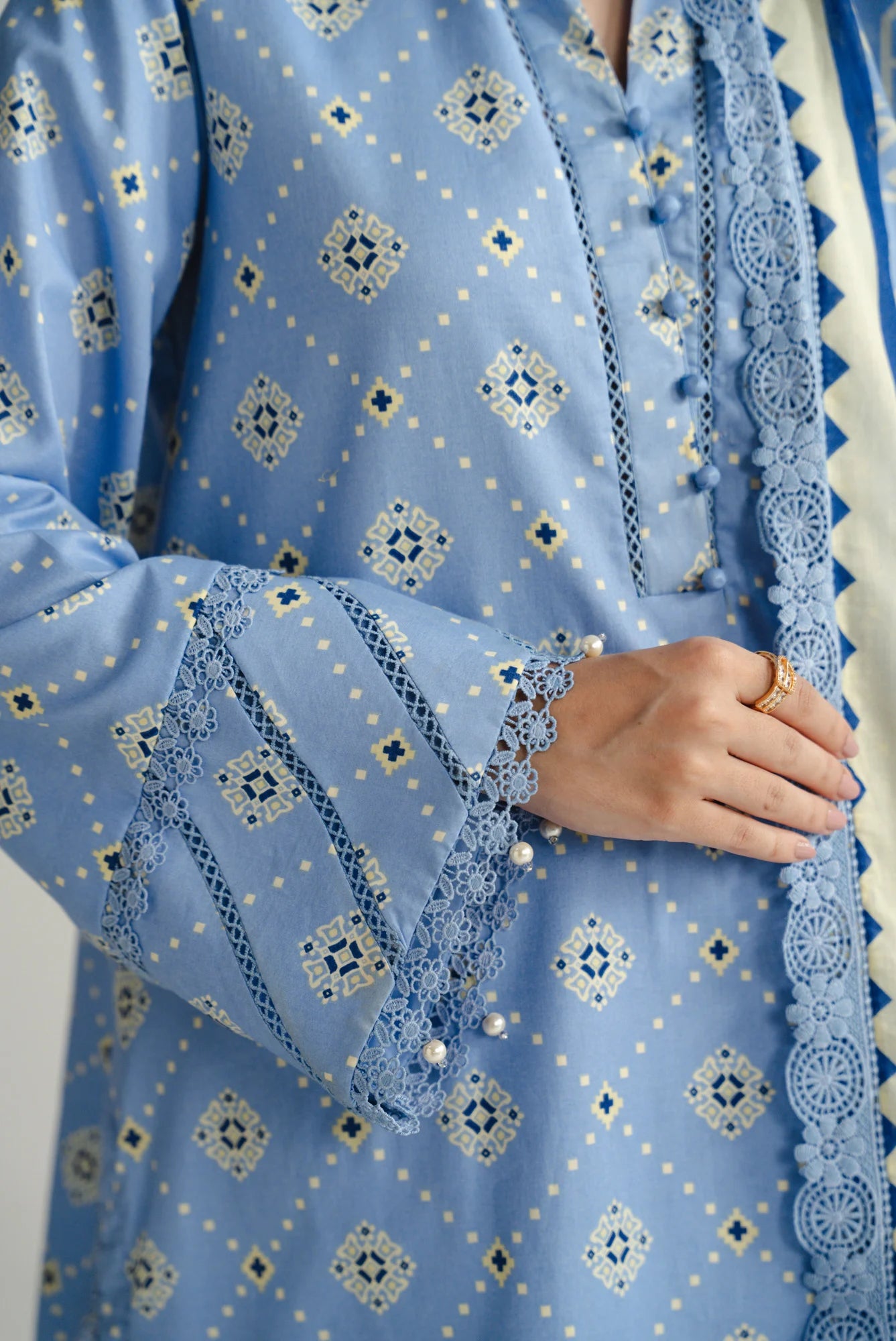 3 Piece Printed Lawn Suit