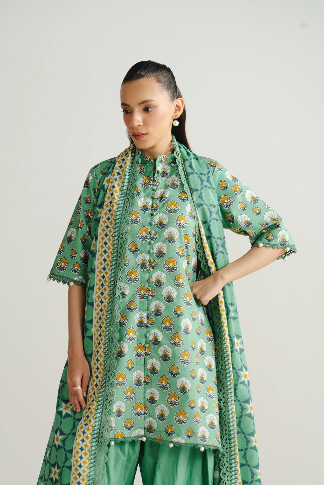 3 Piece Printed Lawn Suit