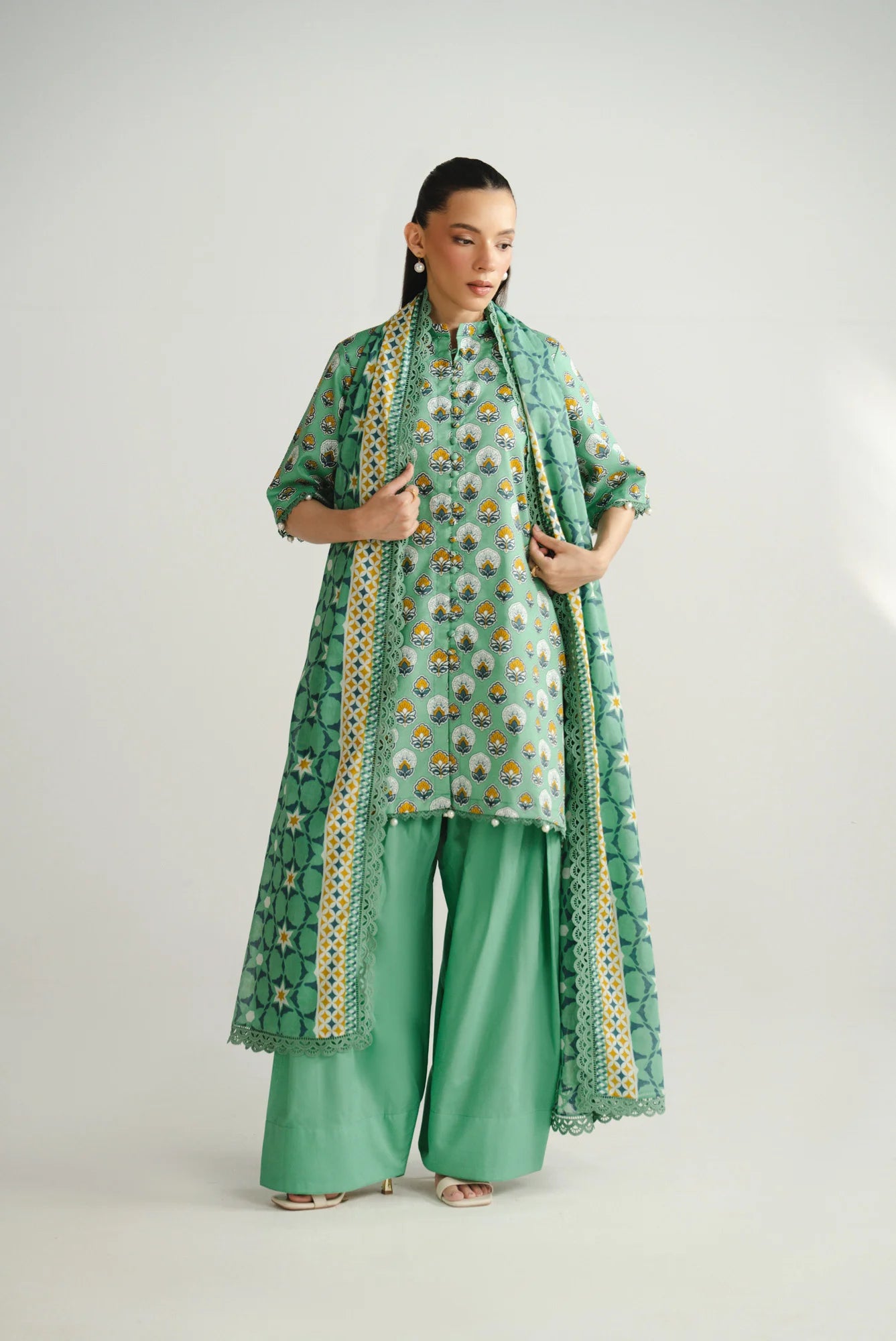 3 Piece Printed Lawn Suit