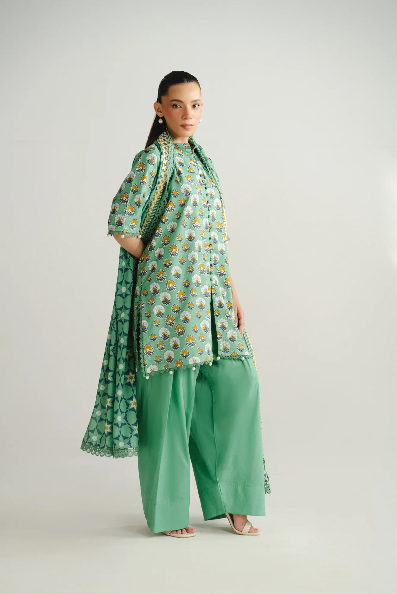 3 Piece Printed Lawn Suit
