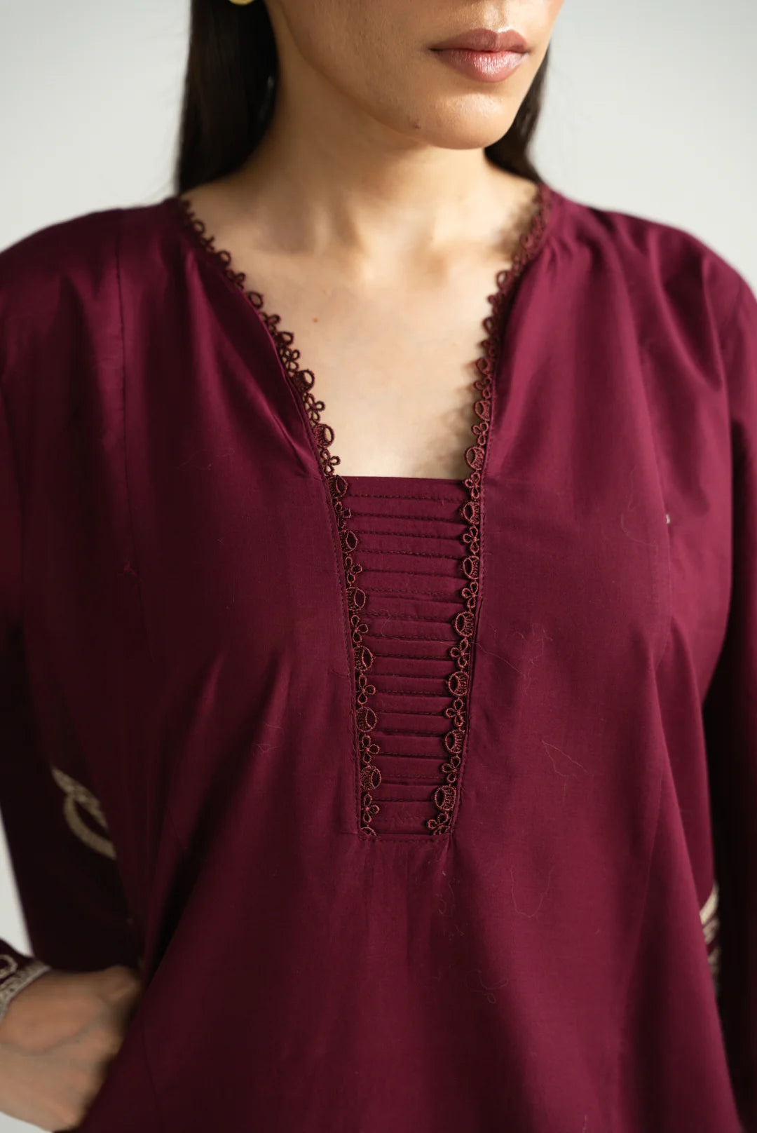 1 Piece Embroidered Lawn Shirt