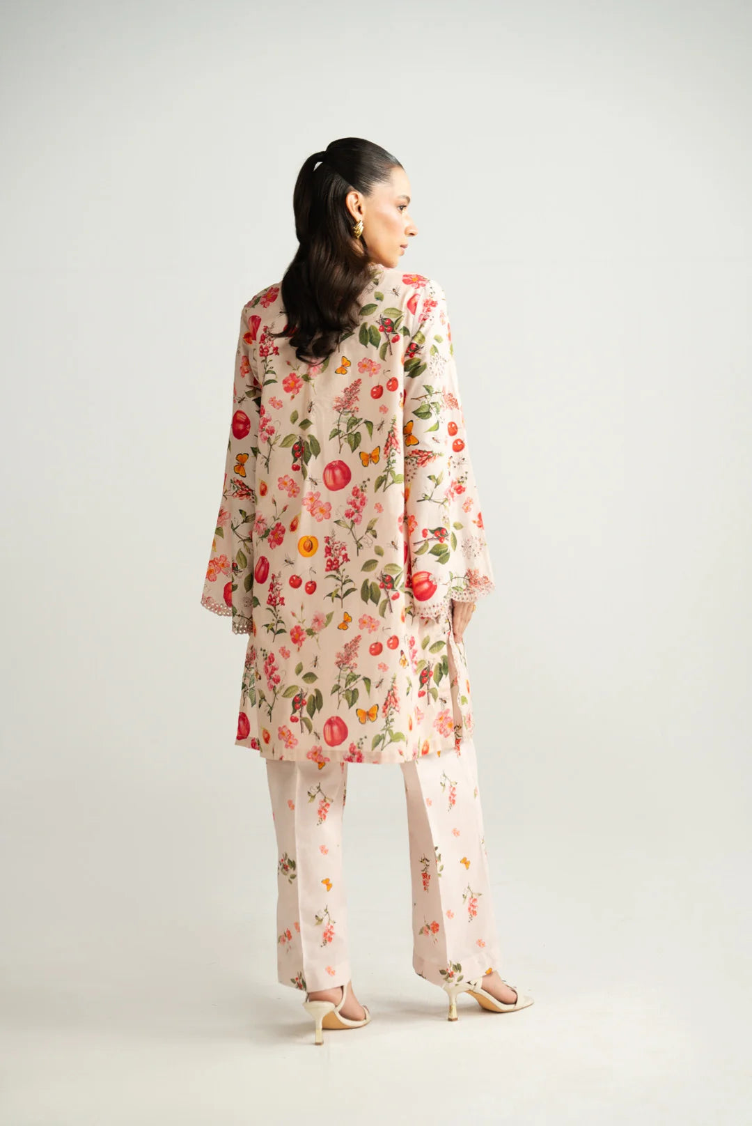 2 Piece Embroidered Lawn Co-Ord Set
