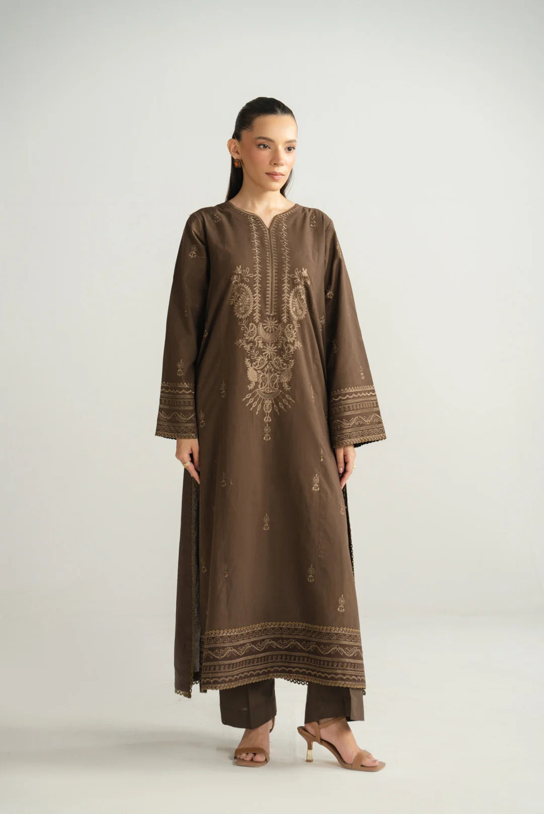 2 Piece Embroidered Lawn Suit Pret SS - 26