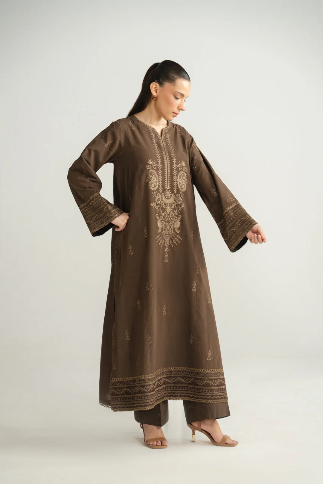 2 Piece Embroidered Lawn Suit Pret SS - 26