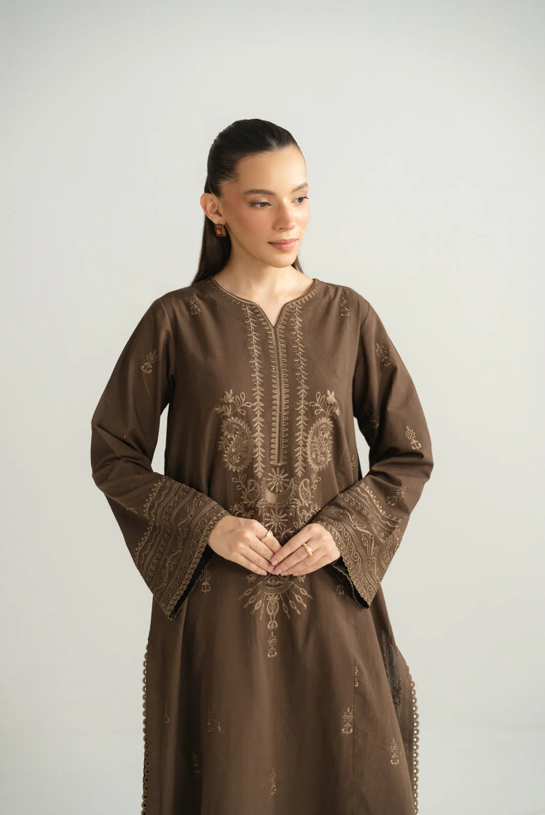 2 Piece Embroidered Lawn Suit Pret SS - 26