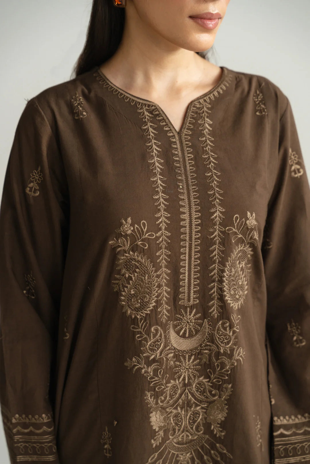 2 Piece Embroidered Lawn Suit Pret SS - 26