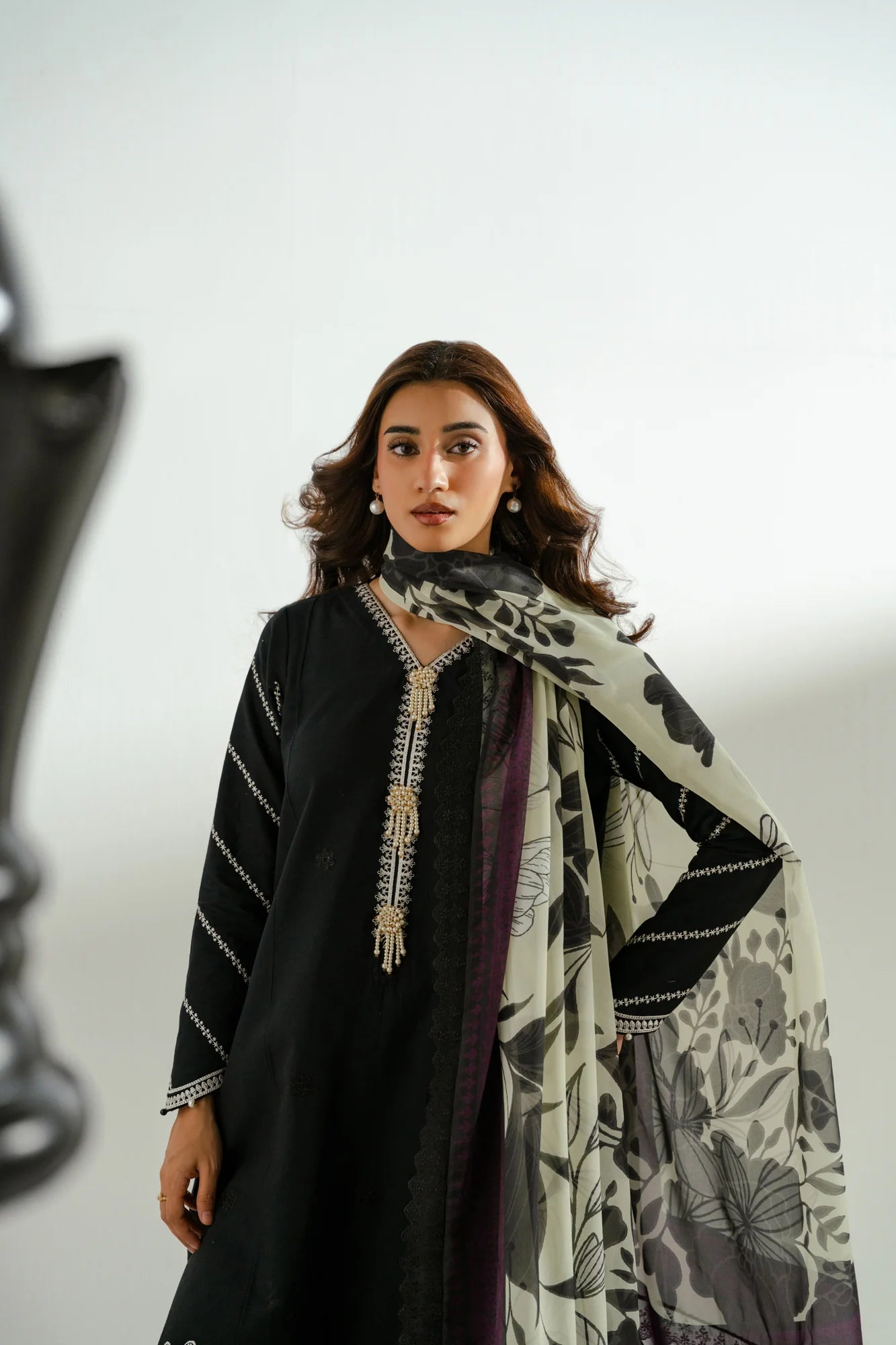 3 Piece Embroidered Lawn Suit