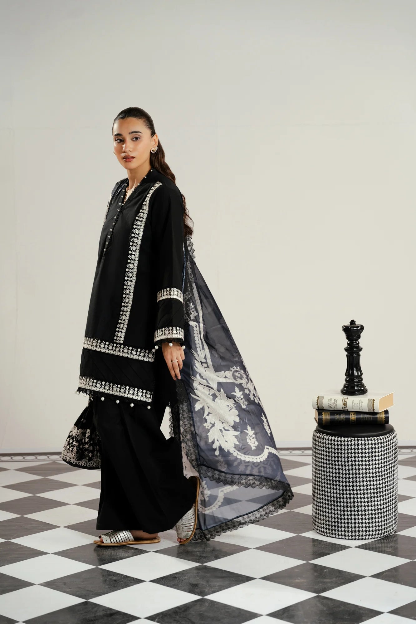 3 Piece Embroidered Lawn Suit