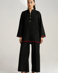 2 Piece Embroidered Cambric Suit