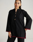 2 Piece Embroidered Cambric Suit