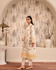 3 Piece Printed Khaddar Suit Pret Winter-24