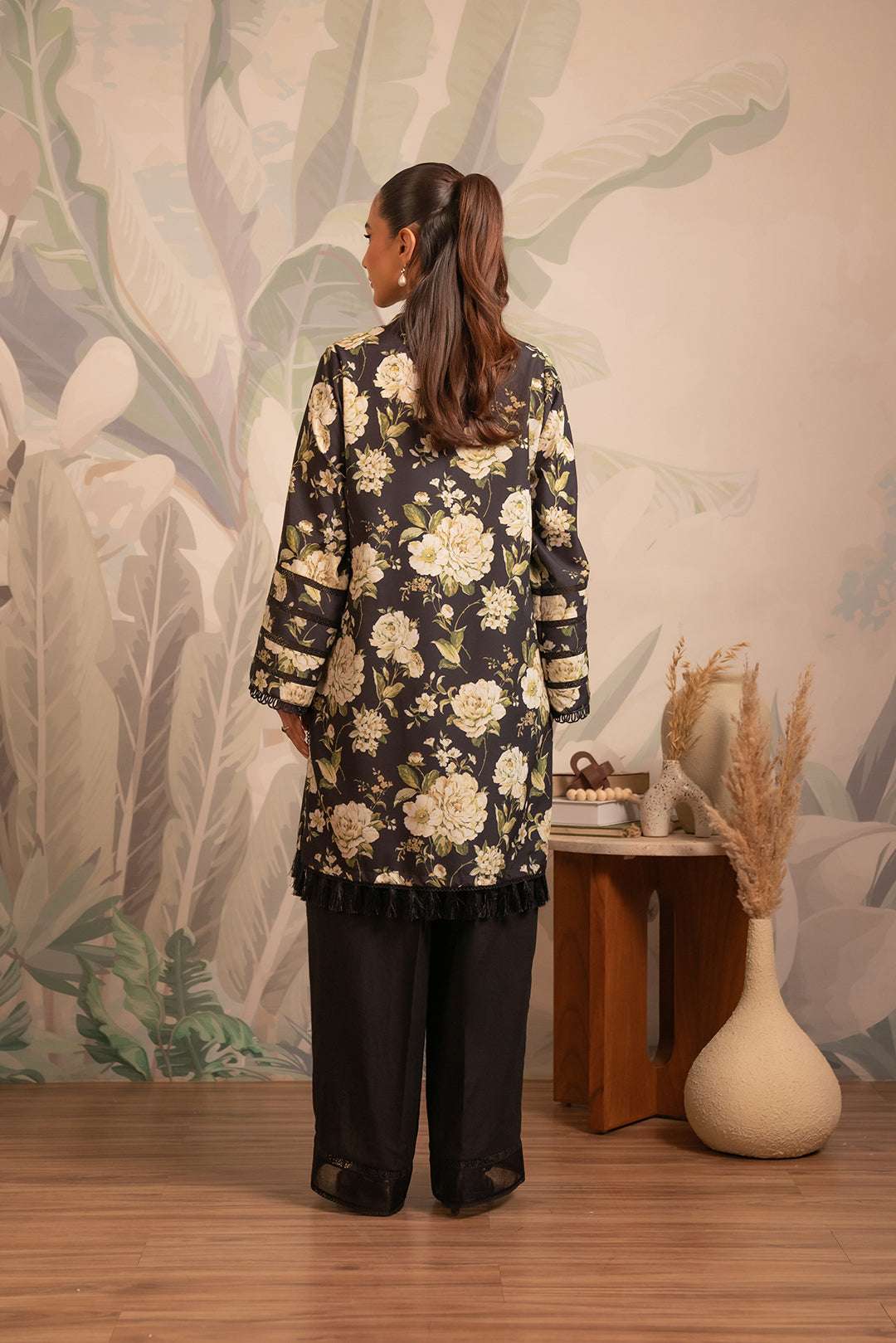 Pakistani cambric shirt for women – premium quality printed kurti for everyday and office wear.