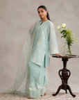 Ready to wear raw silk Pakistani suits for festive and formal wear