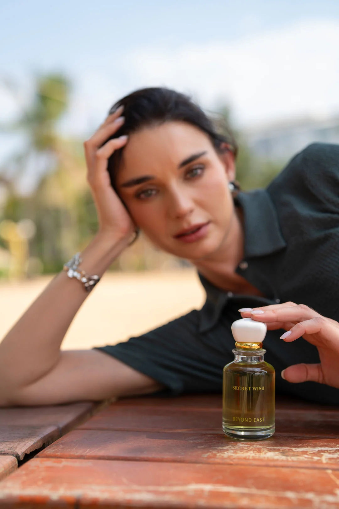 Secret Wish perfume bottle close-up - 100ml fruity gourmand fragrance