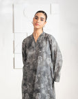Shop 2-Piece Charcoal Printed Khaddar Suit – Soft, Stylish, and Ideal for Daywear
