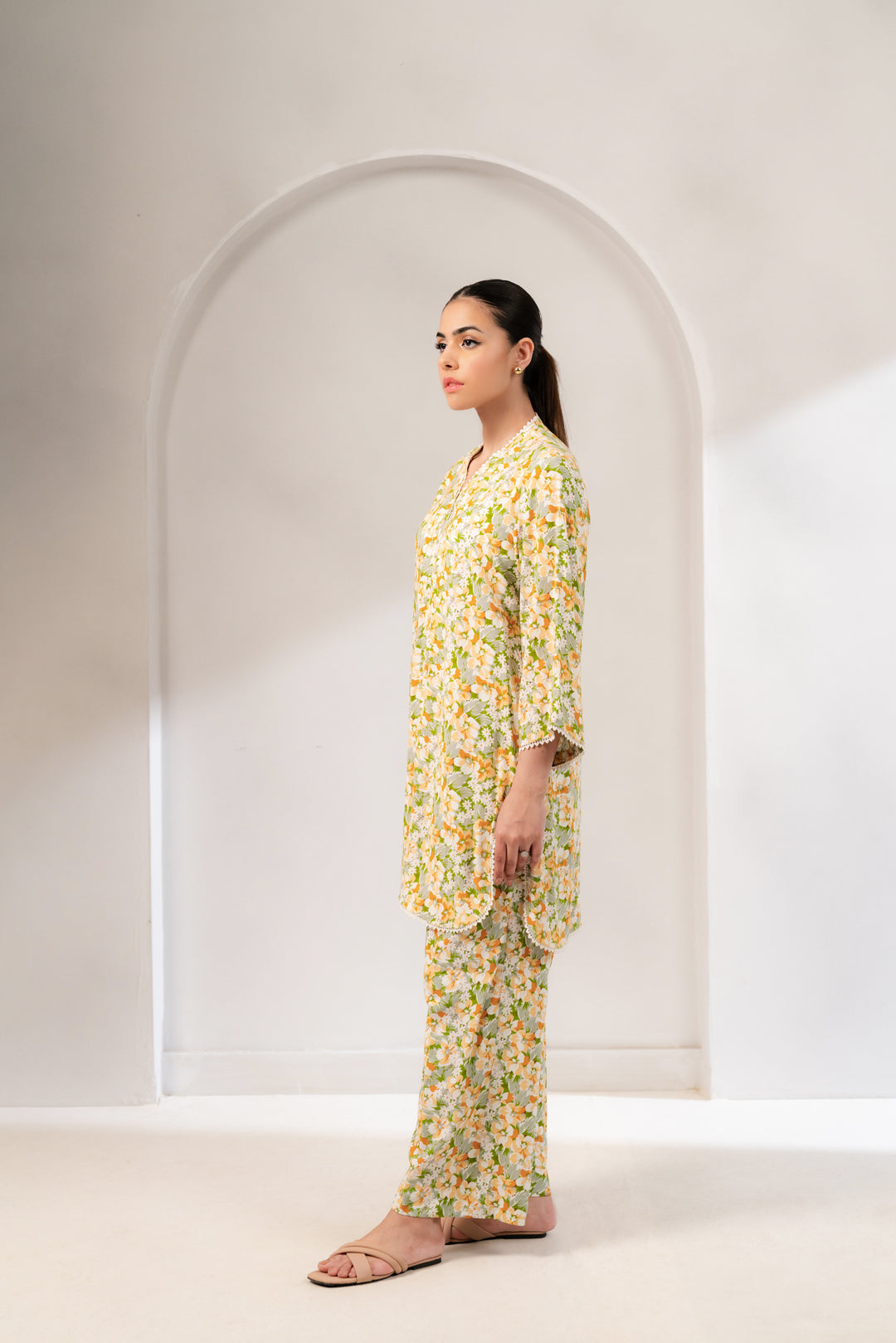 Shop 2-Piece Floral Printed Viscose Suit for Women – Trendy &amp; Comfortable