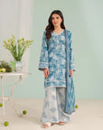 Shop 3-piece embroidered lawn suit with chiffon dupatta, perfect for women in Rahim Yar Khan's Gulshan-e-Iqbal Pakistan
