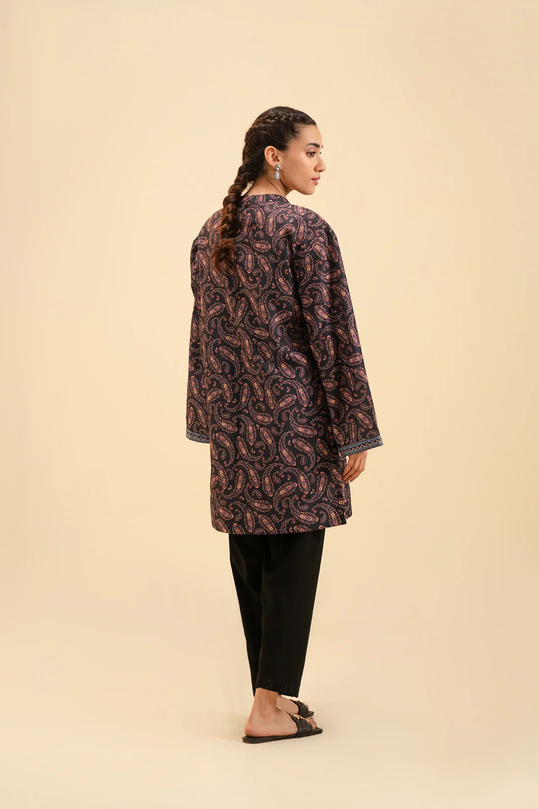 Shop latest printed cambric shirts – paisley design fashion for women.