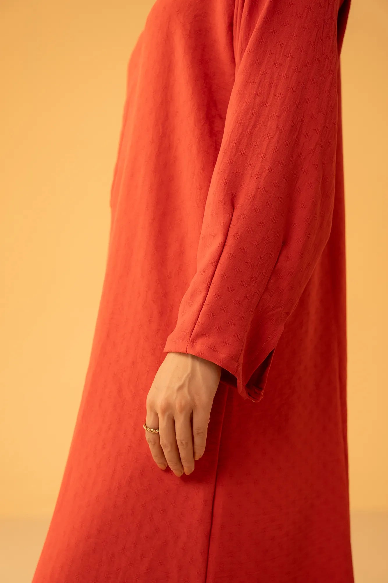 1 Piece Solid Linen Shirt Pret Winter - 25