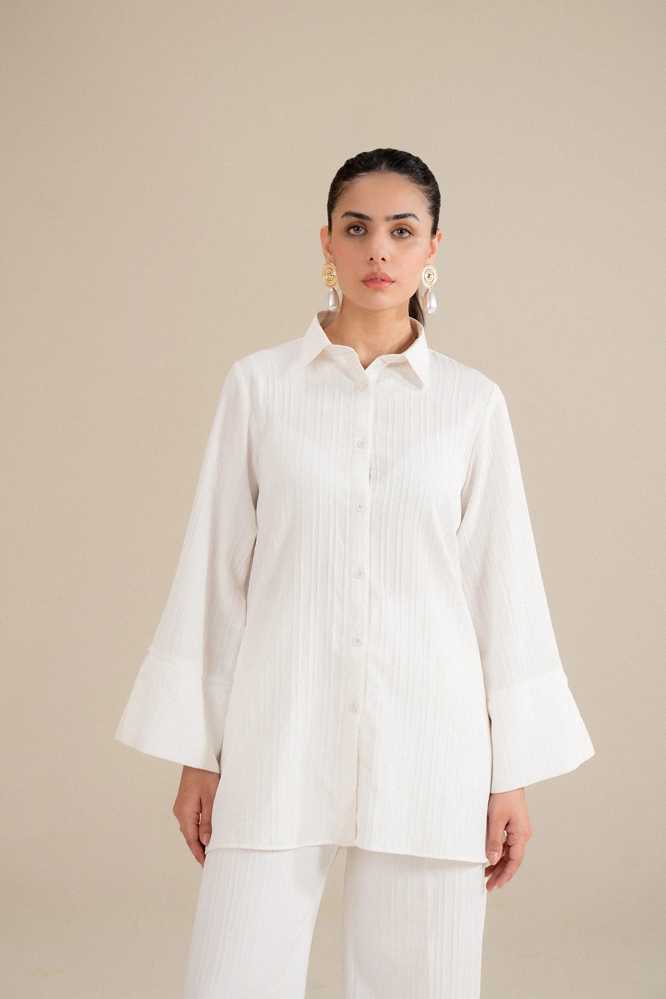Stylish Azadi Day outfit in green and white for women in Pakistan