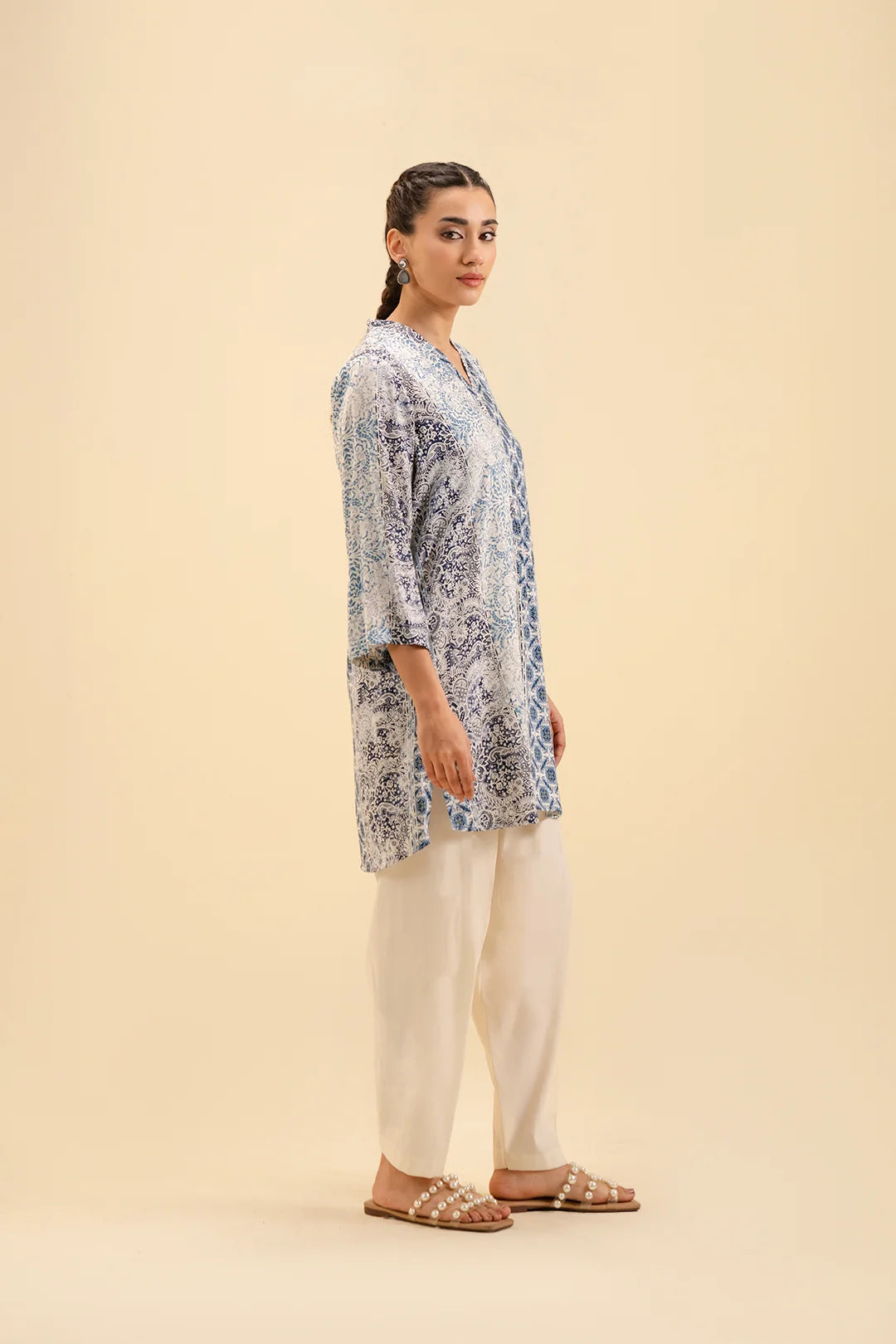 Trendy Pakistani viscose shirt – lightweight, breathable, and perfect for daily wear.