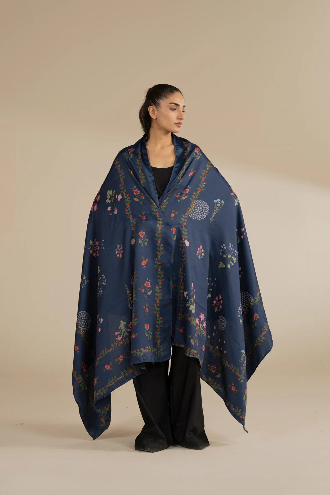 1 Piece Herringbone Shawl Pret Fall - 25