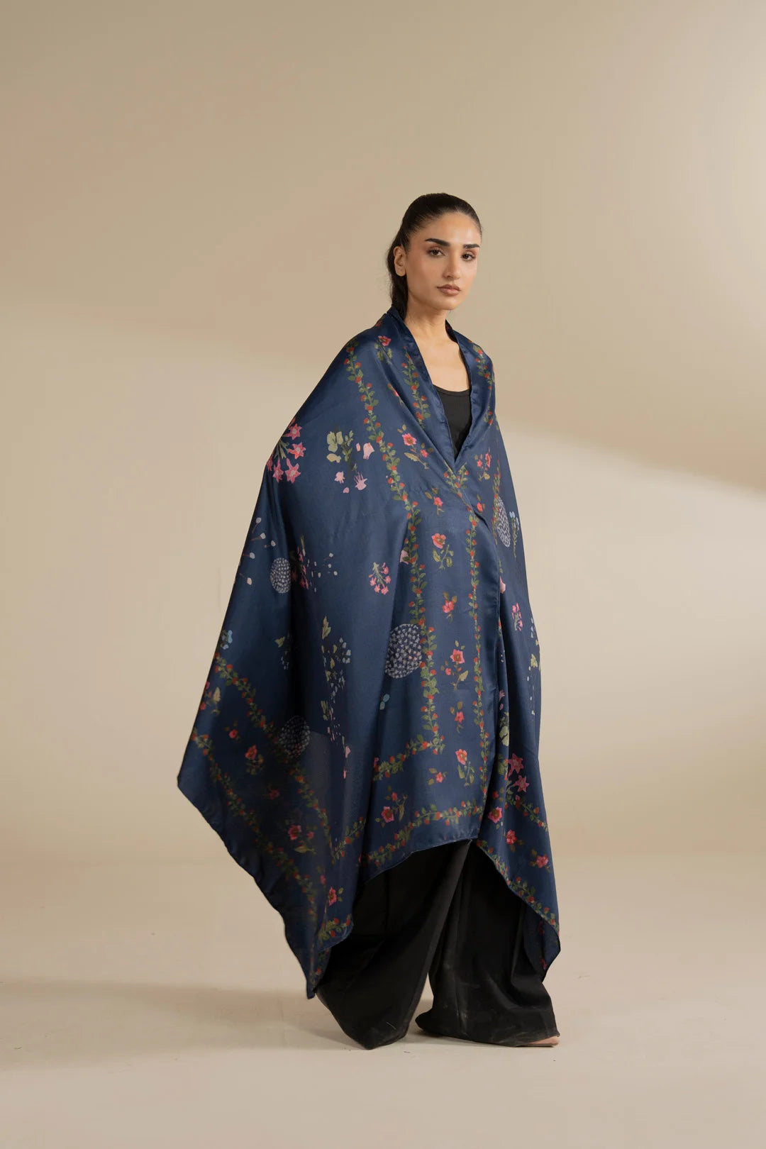 1 Piece Herringbone Shawl Pret Fall - 25