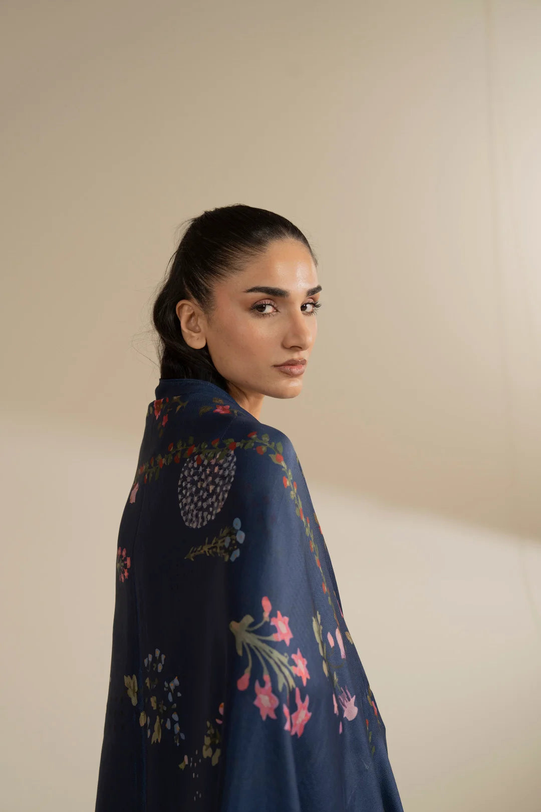 1 Piece Herringbone Shawl Pret Fall - 25