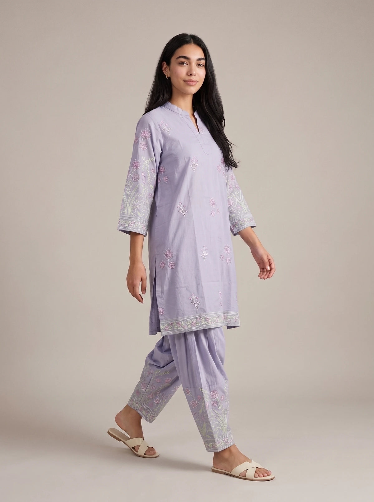 2 Piece Embroidered Lawn Suit Pret SS - 26