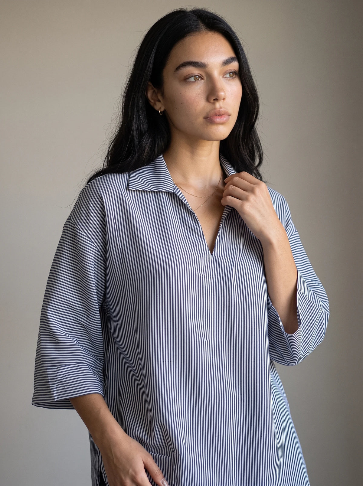 1 Piece Striped Shirt Pret Fall - 26