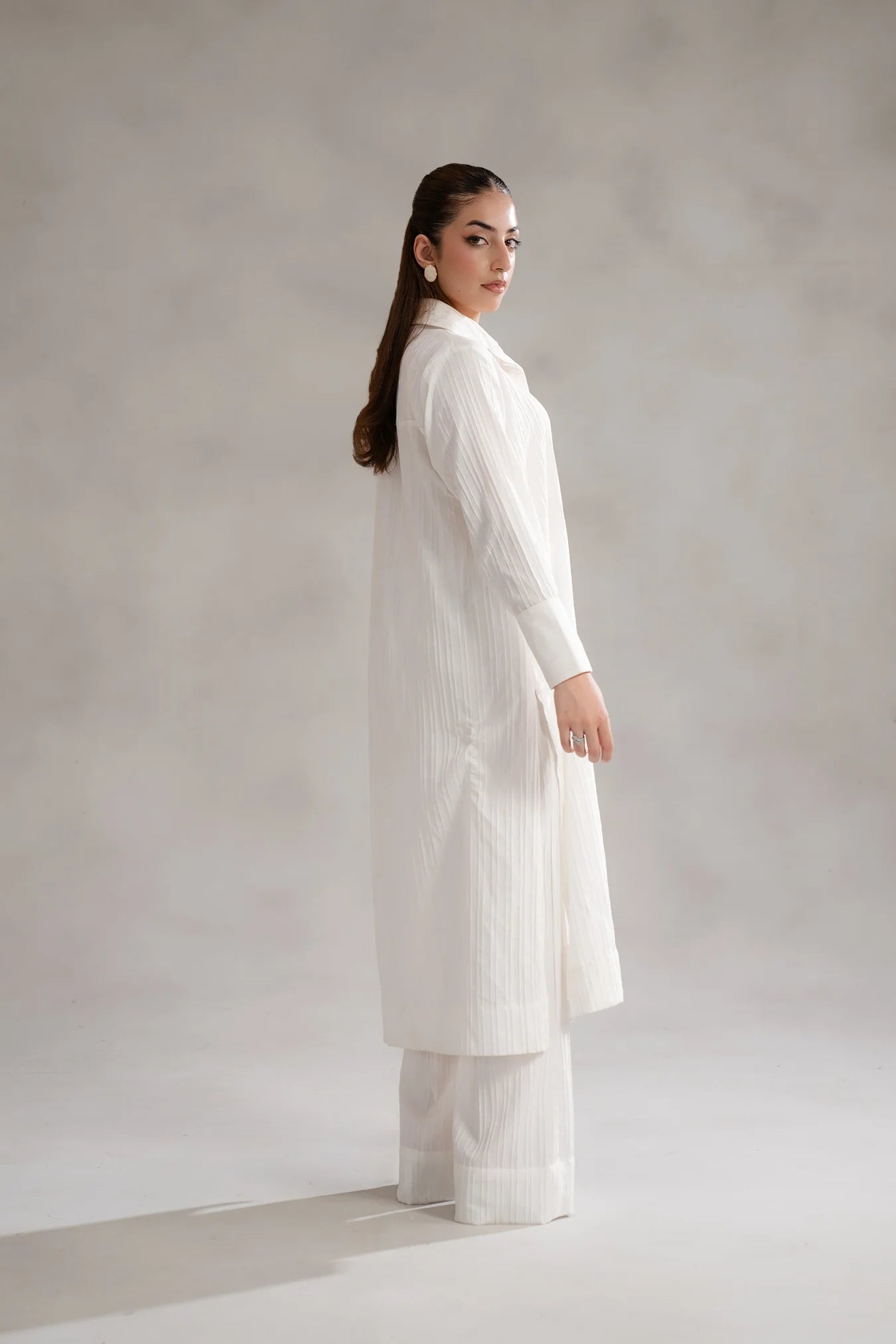 White Co ord set for university and colleges pakistan