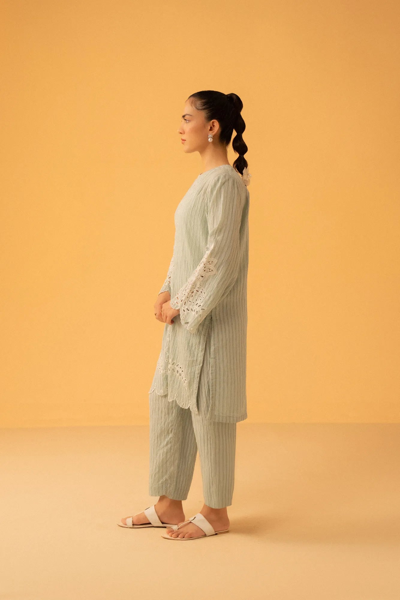 Women Embroidered Suit Pret Winter - 25