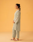 Women Embroidered Suit Pret Winter - 25