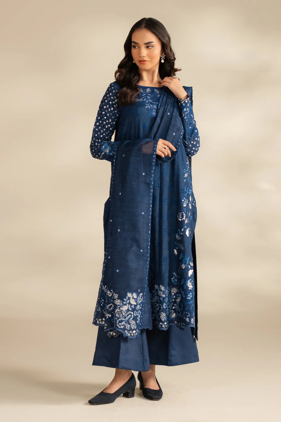3 piece dress design Rayon Printed Ladies Three Piece Long Dress at 600/piece in Jaipur