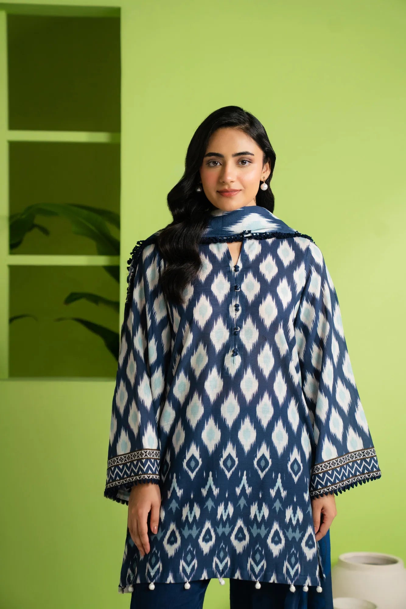 2 Piece Printed Khaddar Suit Unstitched Fall - 25