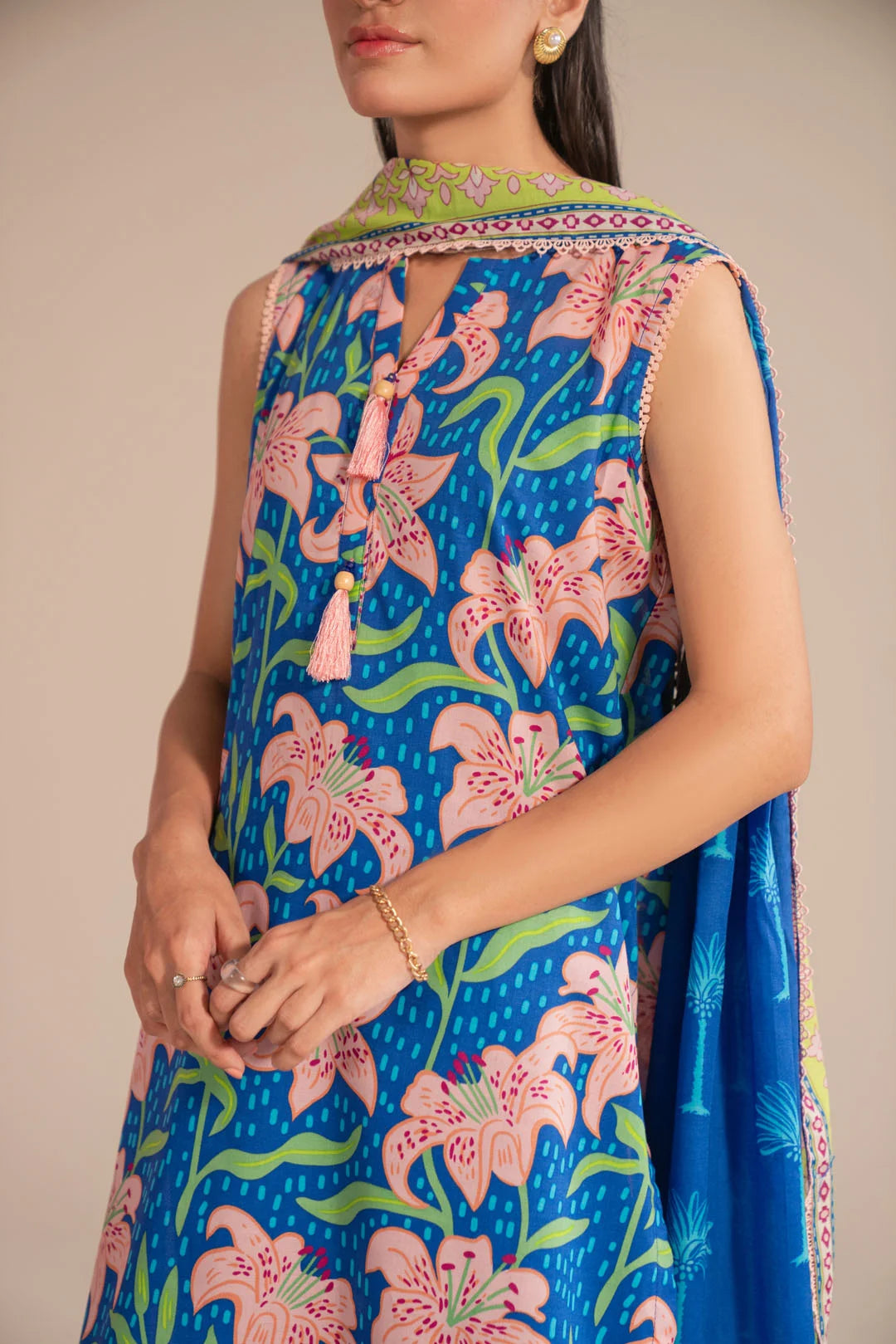 ladies suits in blue color