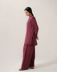 2 Piece Embroidered Cambric Suit