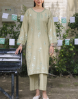 2 Piece Embroidered Lawn Suit