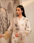 3 Piece Printed Khaddar Suit Pret Winter-24