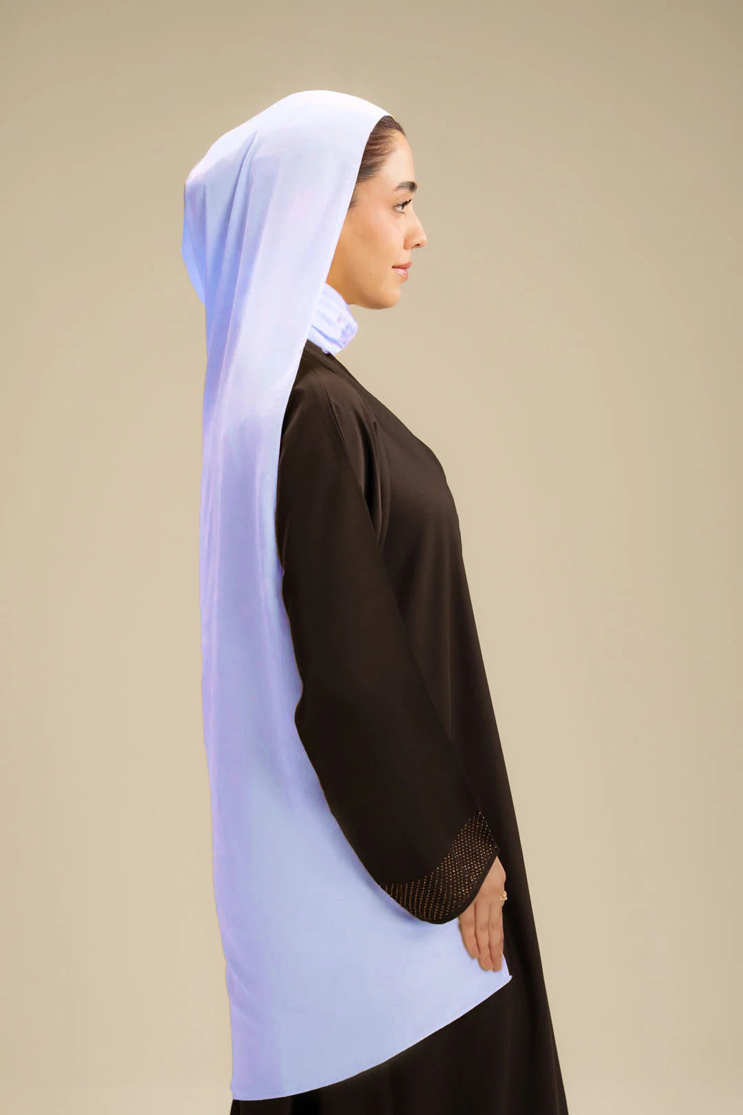 purple hijab staller scarf online Pakistan – soft pastel modest wear under Rs 2000 Beyond East