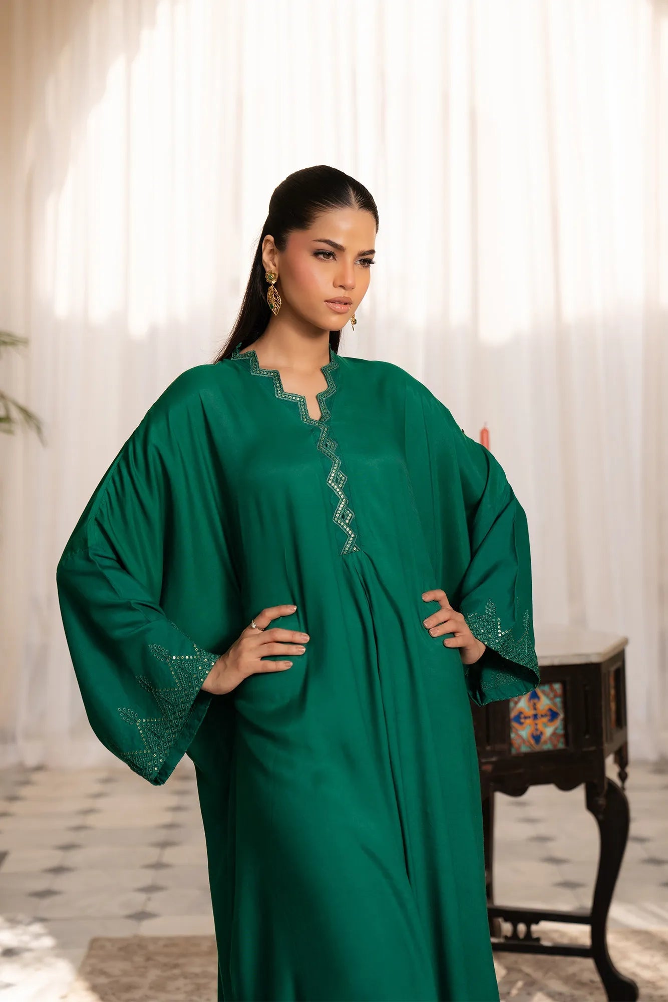 silk kaftan dress uk