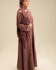tea pink modest wear abaya – simple abaya designs Beyond East