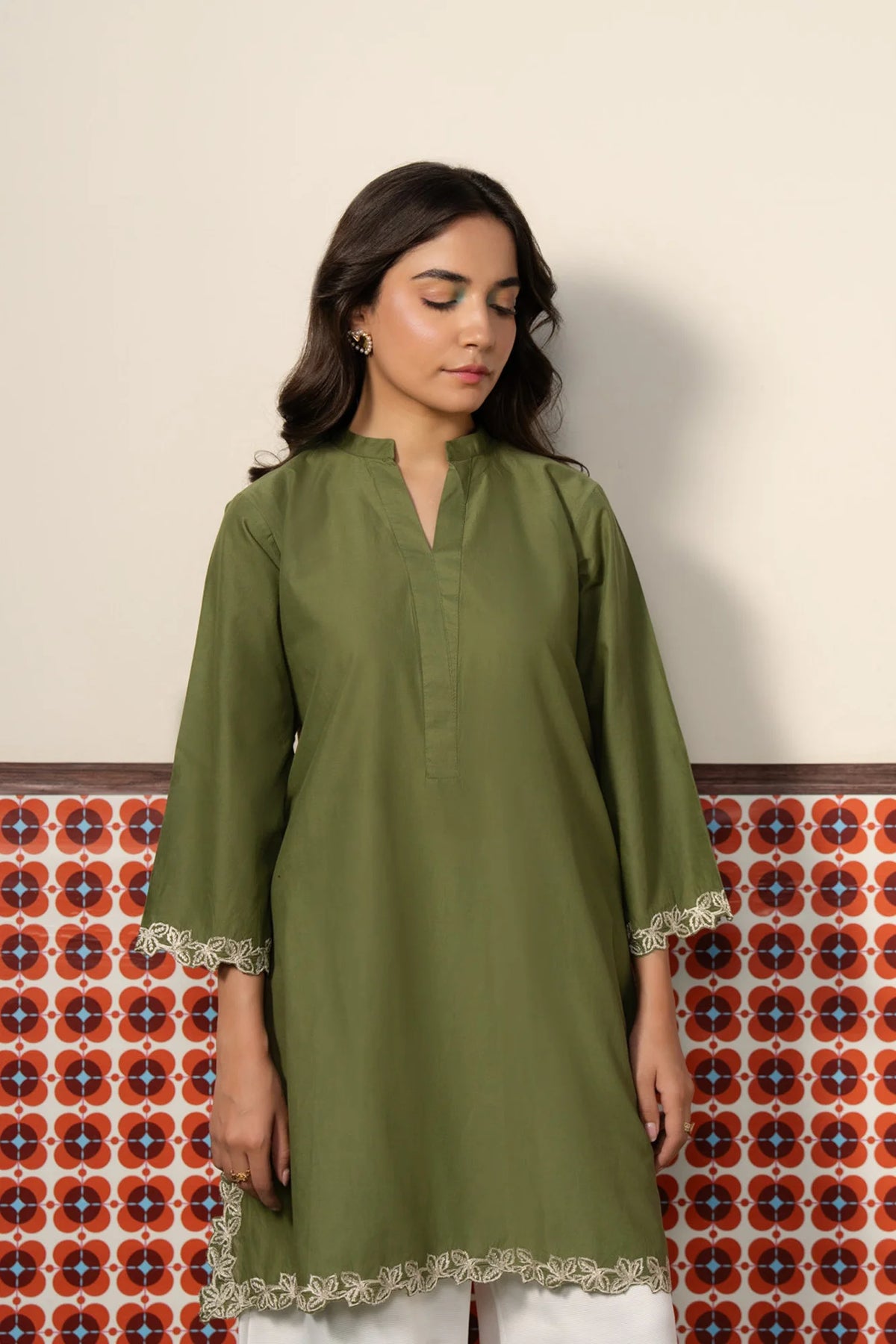 1 Piece Embroidered Lawn Shirt Pret SS - 26