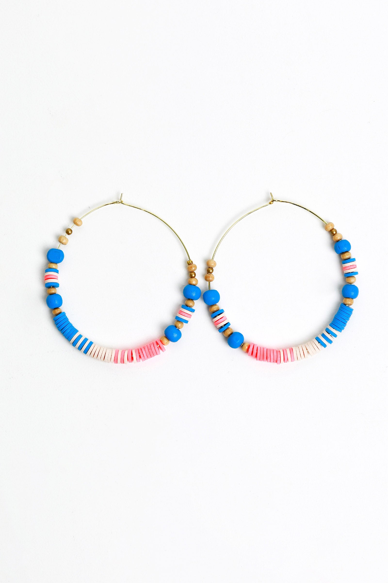 Beaded Hoop Earrings Beyond East Official