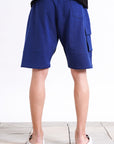 Knit Shorts - Blue