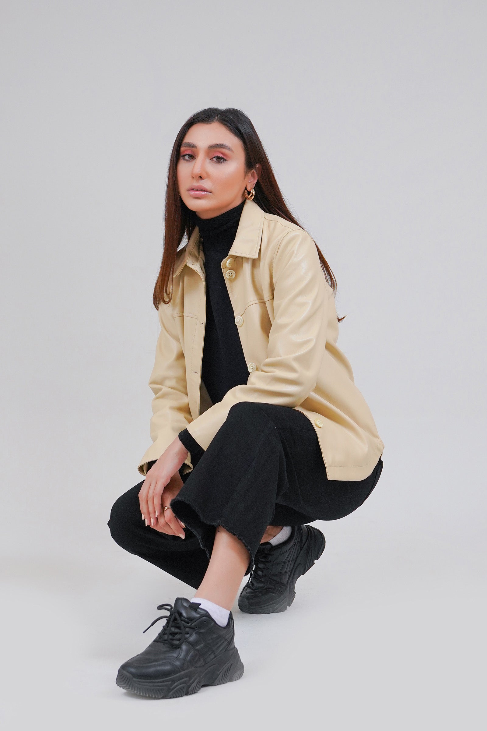 Button-up Shacket Beyond East Official